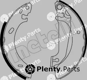Metelli 53-0120 — Brake Shoe Set