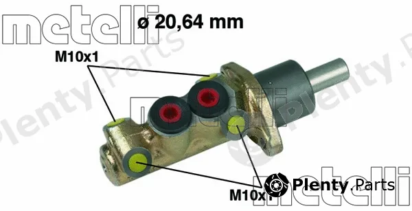 Metelli 05-0193 — Brake Master Cylinder