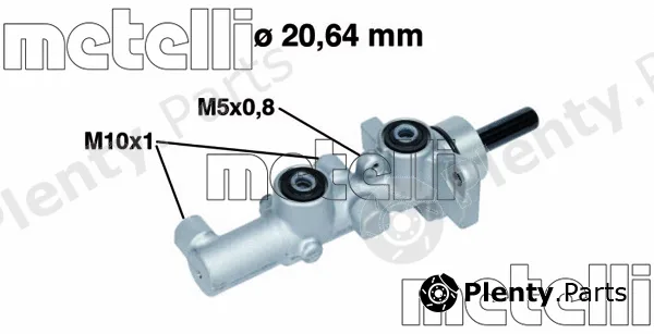 Metelli 05-0734 — Brake Master Cylinder