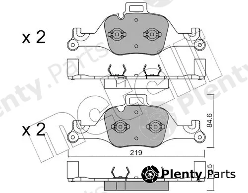 Metelli 22-1145-0 — Brake Pad Set, disc brake