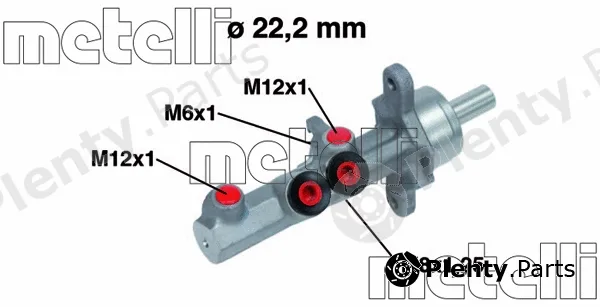 Metelli 05-0721 — Brake Master Cylinder