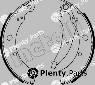 Metelli 53-0481 — Brake Shoe Set