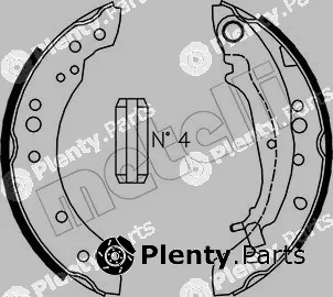 Metelli 53-0266 — Brake Shoe Set