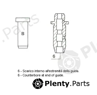 Metelli 01-1223 — Valve Guide Standard