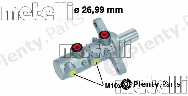 Metelli 05-0728 — Brake Master Cylinder