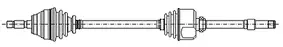 Metelli 17-0129 — Drive Shaft