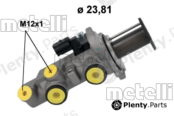 Metelli 05-1250 — Brake Master Cylinder