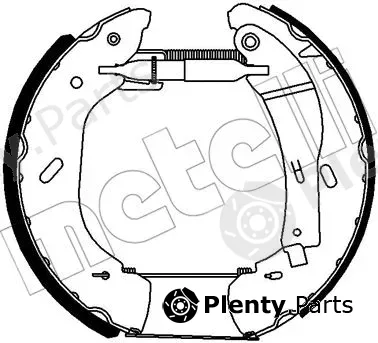 Metelli 51-0271 — Brake Shoe Set Kit premounted