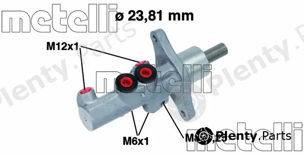 Metelli 05-0719 — Brake Master Cylinder