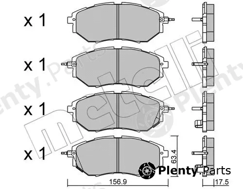 Metelli 22-0763-0 — Brake Pad Set, disc brake