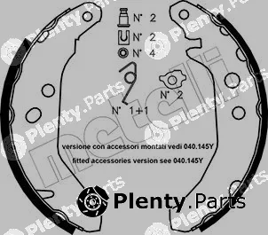 Metelli 53-0117K — Brake Shoe Set