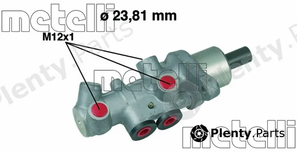 Metelli 05-0536 — Brake Master Cylinder