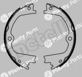 Metelli 53-0758 — Brake Shoe Set, parking brake