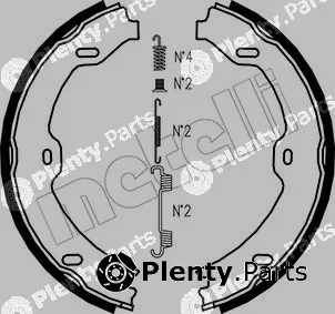Metelli 53-0243K — Brake Shoe Set, parking brake
