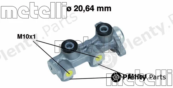 Metelli 05-0507 — Brake Master Cylinder
