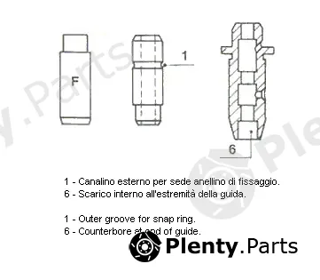 Metelli 01-S2846 — Valve Guide Standard