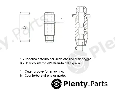 Metelli 01-2346 — Valve Guide Standard