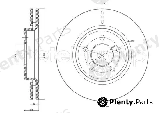 Metelli 23-1568C — Brake Disc