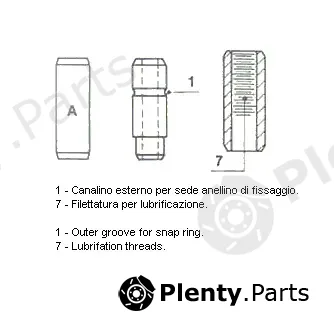 Metelli 01-0045 — Valve Guide Standard