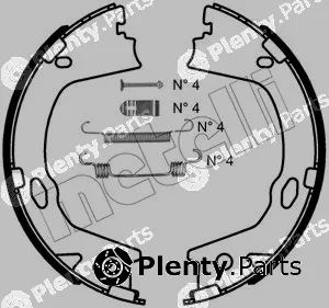 Metelli 53-0499K — Brake Shoe Set, parking brake