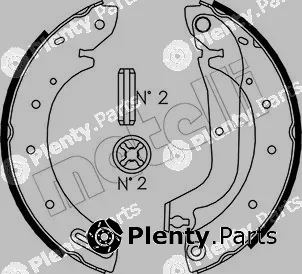 Metelli 53-0287 — Brake Shoe Set