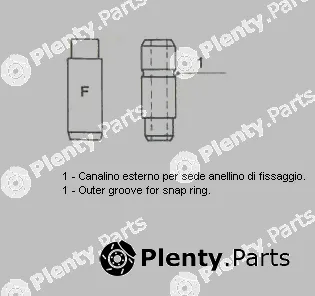Metelli 01-1956 — Valve Guide Standard