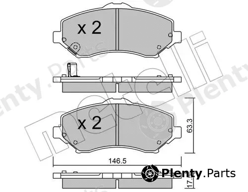 Metelli 22-0862-0 — Brake Pad Set, disc brake