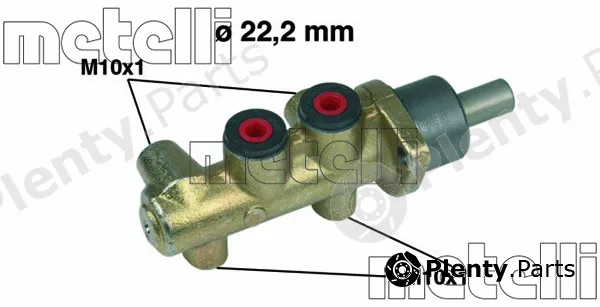 Metelli 05-0217 — Brake Master Cylinder