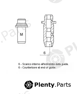 Metelli 01-0936 — Valve Guide Standard