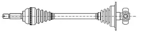Metelli 17-0263 — Drive Shaft