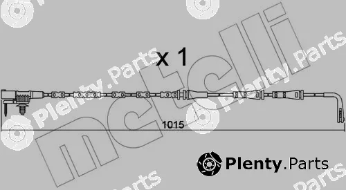 Metelli SU.357 — Warning Contact, brake pad wear