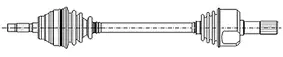 Metelli 17-0782 — Drive Shaft