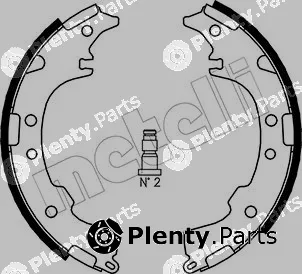 Metelli 53-0434 — Brake Shoe Set