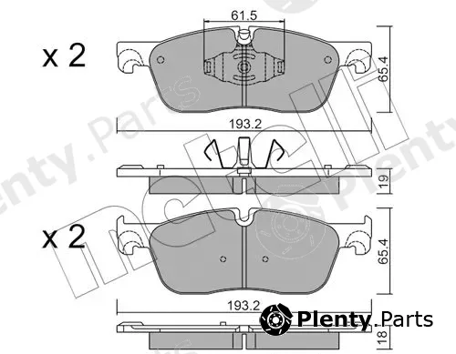 Metelli 22-1123-0 — Brake Pad Set, disc brake