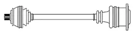 Metelli 17-1083 — Drive Shaft
