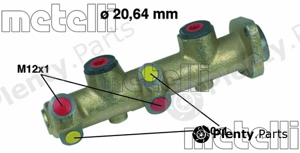 Metelli 05-0136 — Brake Master Cylinder