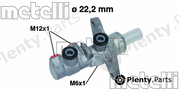 Metelli 05-0743 — Brake Master Cylinder