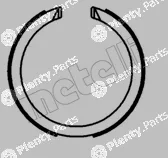 Metelli 53-0712 — Brake Shoe Set, parking brake