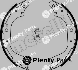 Metelli 53-0282 — Brake Shoe Set
