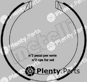 Metelli 53-0483 — Brake Shoe Set, parking brake