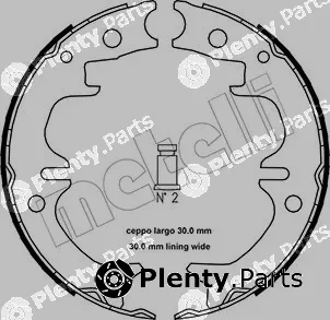 Metelli 53-0442 — Brake Shoe Set, parking brake