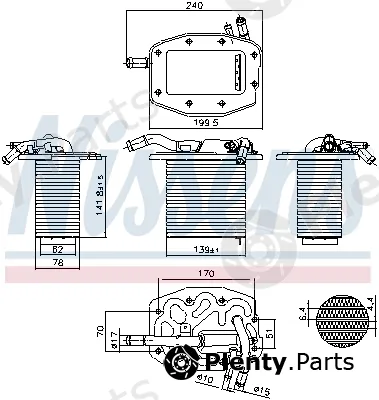 Nissens 961297 — Charge Air Cooler