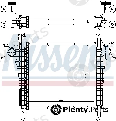 Nissens 97057 — Charge Air Cooler