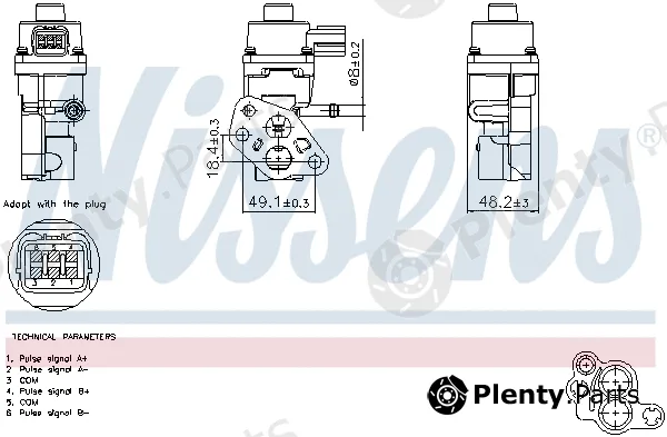 Nissens 98365 — EGR Valve