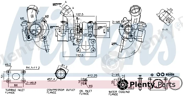 Nissens 93587 — Charger, charging (supercharged/turbocharged) ** FIRST FIT **