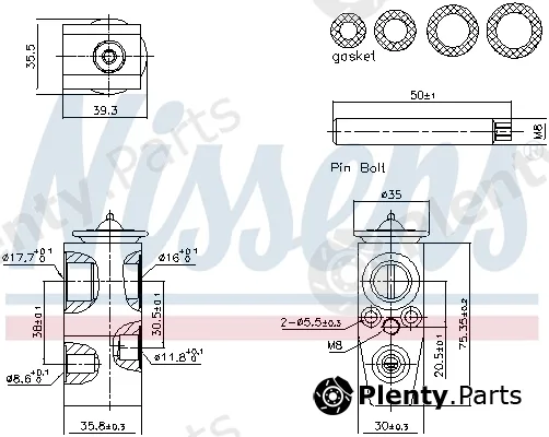 Nissens 999445 — Expansion Valve, air conditioning ** FIRST FIT **