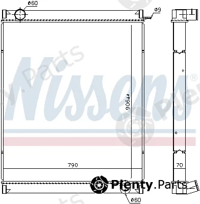 Nissens 63444 — Radiator, engine cooling