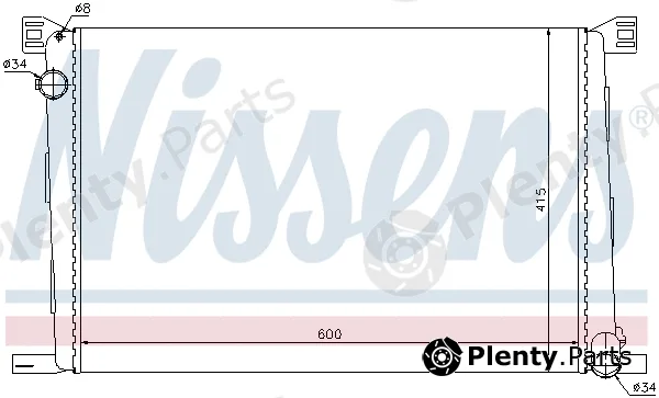Nissens 690248 — Radiator, engine cooling