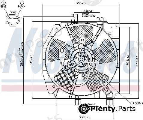 Nissens 85274 — Fan, engine cooling
