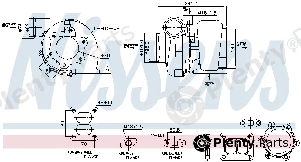 Nissens 93583 — Charger, charging (supercharged/turbocharged) ** FIRST FIT **